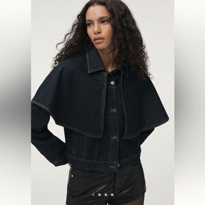 Pilcro Denim Capelet Jacket. Brand new with tag